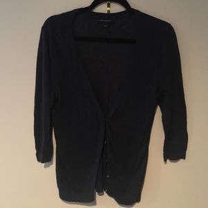 Thin navy cardigan